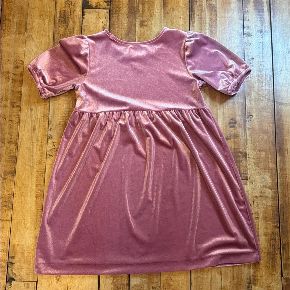 Old Navy pink dress size 10 to 12 velvet dress Easter spring